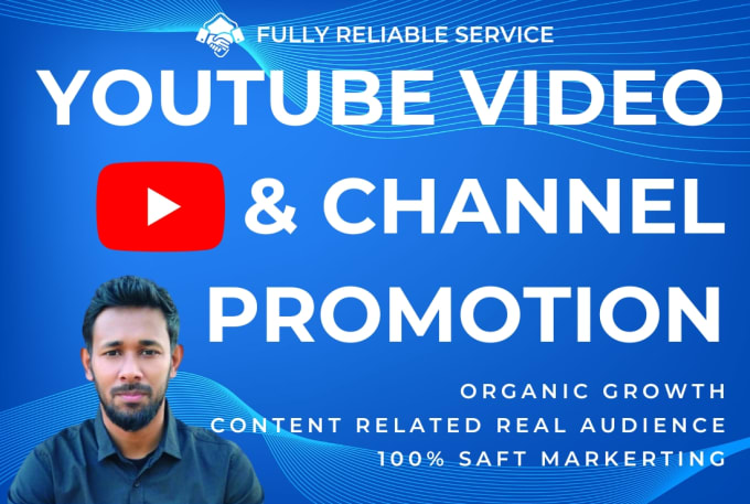 Gig Preview - Do organically youtube video promotion and marketing