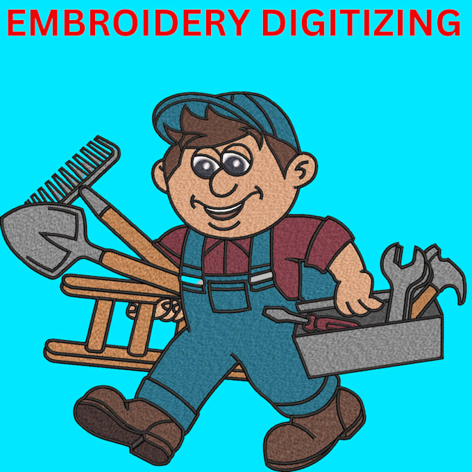 Gig Preview - Do embroidery digitizing into an dst pes jef many more