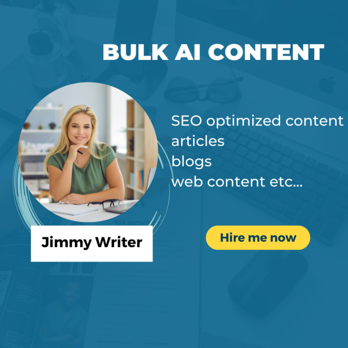 Gig Preview - Create bulk ai content for you