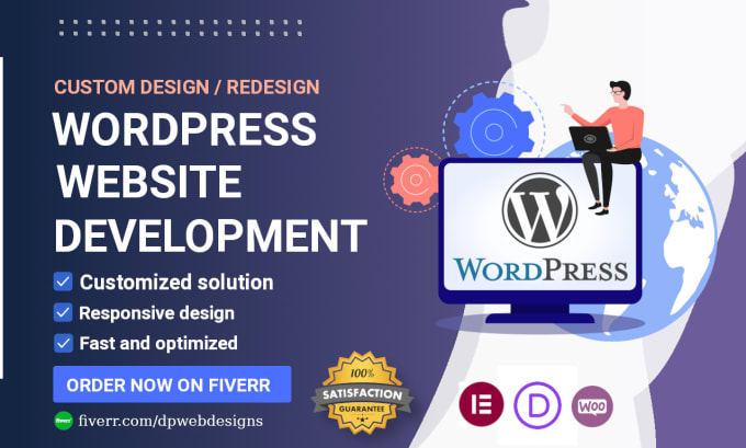 Gig Preview - Design, redesign, clone or revamp wordpress website