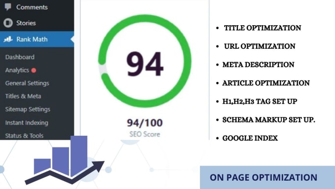 Bestseller - set up rank math seo with a 90 plus score for google index