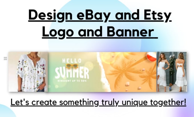 Bestseller - design billboard banner and logo for ebay and etsy store