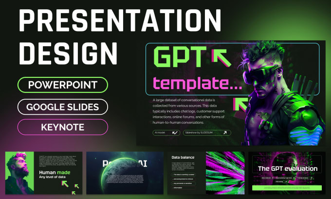 Gig Preview - Do presentation design for your business and consultation