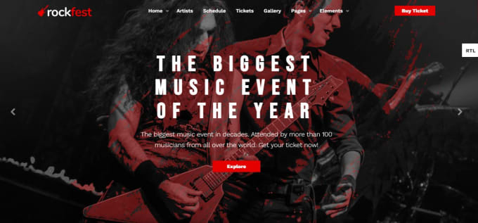 Gig Preview - Build bandzoogle website and store