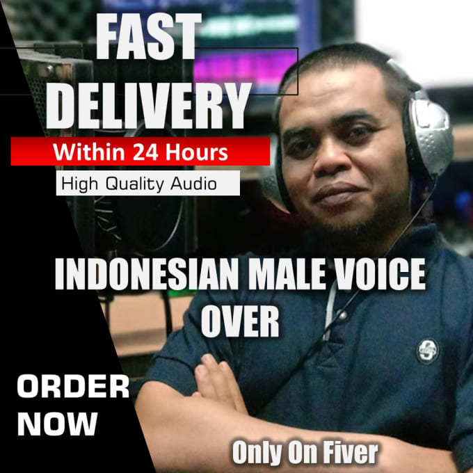 Gig Preview - Record male voice over in bahasa indonesia