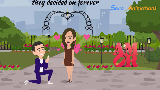 Gig Preview - Create memorable animated wedding invitation, love story, and proposal video