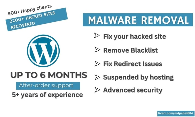 Gig Preview - Do wordpress malware removal