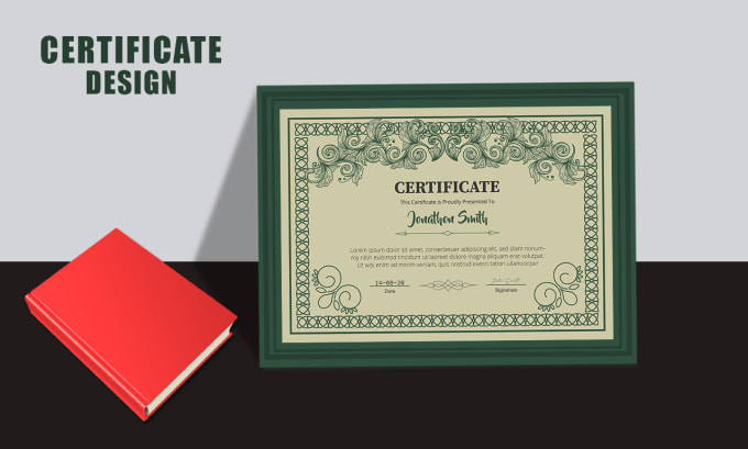 Gig Preview - Design amazing certificate, diploma or award certificate