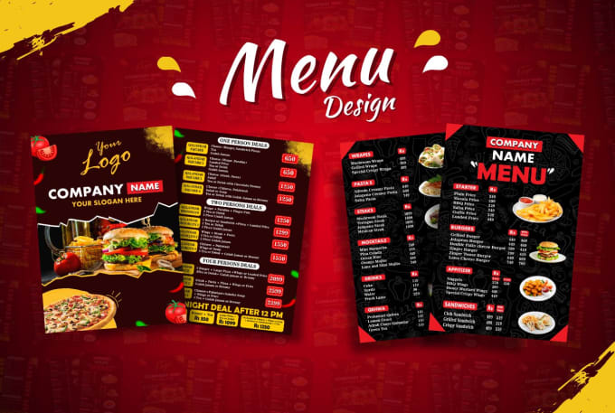 Gig Preview - Make restaurant modern and professional menu design