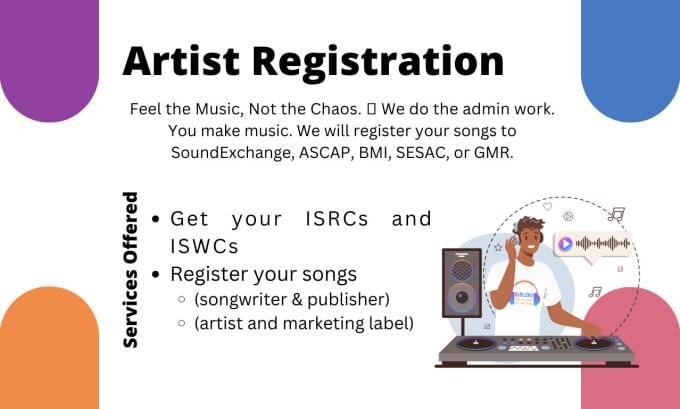 Gig Preview - Get you paid faster by registering your repertoire to the licensing organization