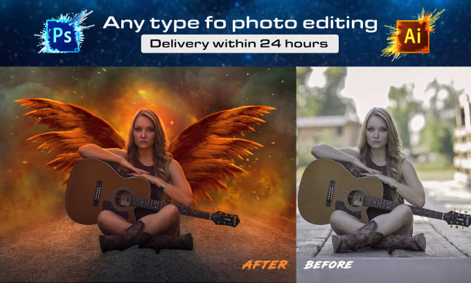 Gig Preview - Provide photo editing, manipulation, and retouching using photoshop