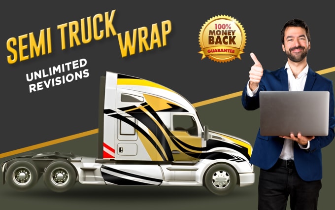 Gig Preview - Design custom attractive and awesome wrap for racing car ,van, truck, food truck