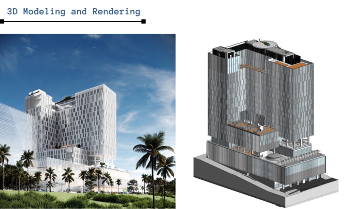 Gig Preview - Create 3d model from 2d drawings with revit