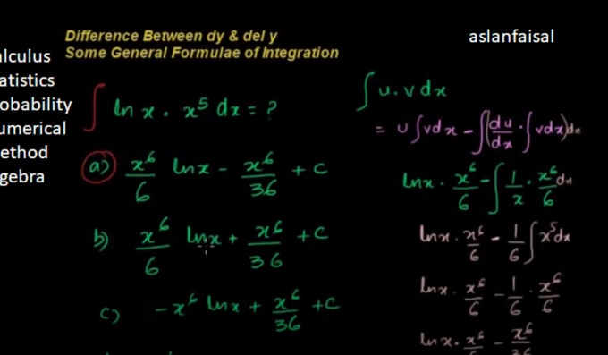 Gig Preview - Tutor assignment on calculus, differential equation, linear algebra statistics