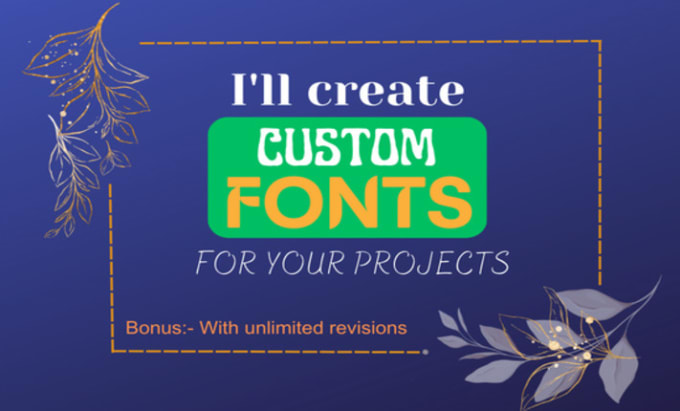 Create a custom professional y2k font for you by Gamma_group