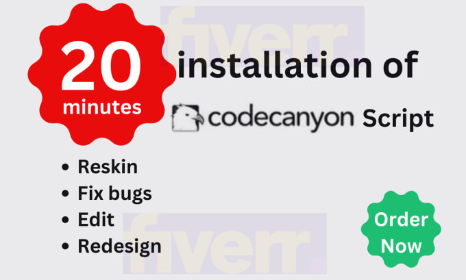 Gig Preview - Install, customize and reskin your codecanyon script