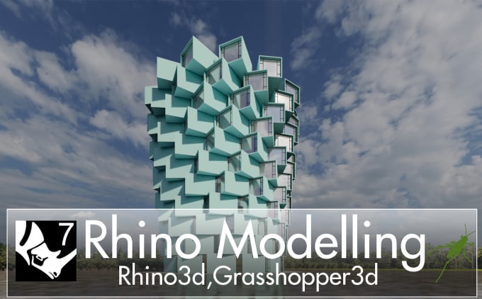 Gig Preview - Create custom 3d model in rhino 3d and grasshopper