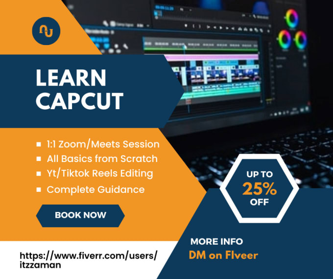 Gig Preview - Teach you capcut editing from scratch