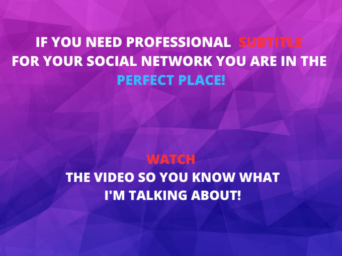 Gig Preview - Subtitle style for your social networks