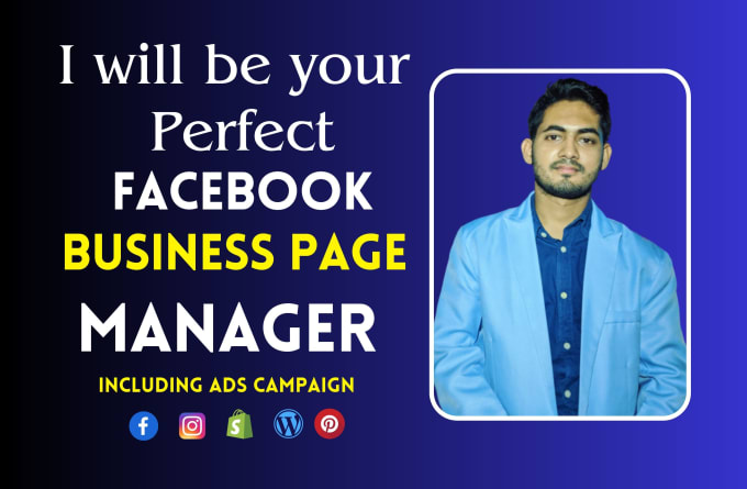 Gig Preview - Be your perfect facebook business page manager