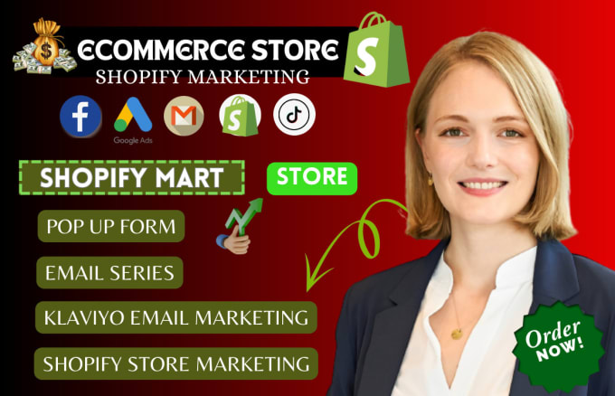 Gig Preview - Promote shopify dropshipping store shopify sales, sales funnel shopify marketing