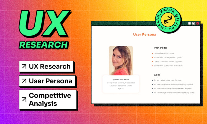 Gig Preview - Our agency will provide you complete UX design, UX research service