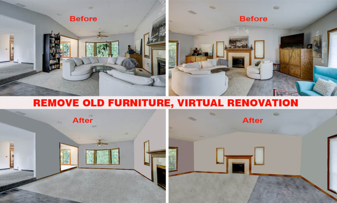 Gig Preview - Add new furniture to your homes and fast virtual staging