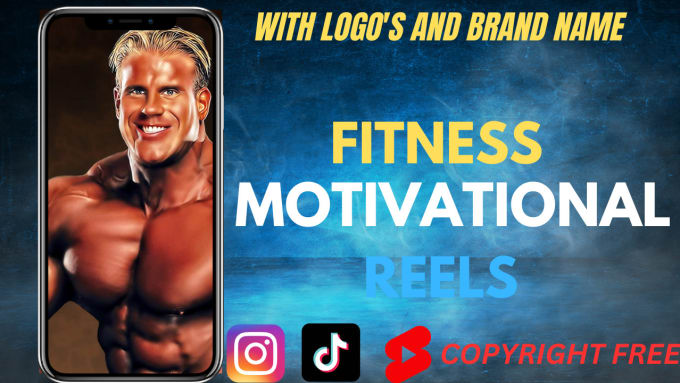 Gig Preview - Create gym fitness motivation instagram reels youtube shorts