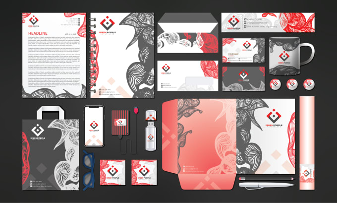 Gig Preview - Create corporate identity letterhead business card and stationery design