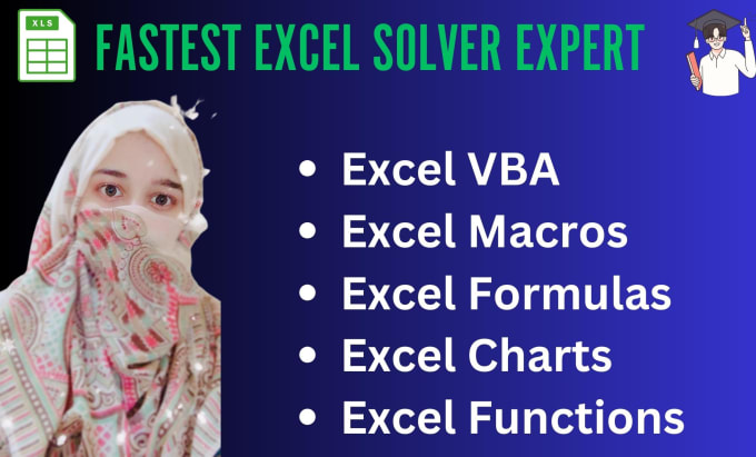 Gig Preview - Solve your excel, excel services challenges quickly