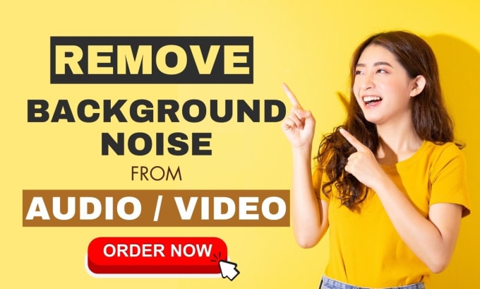 Gig Preview - Remove background noise from audio or video files