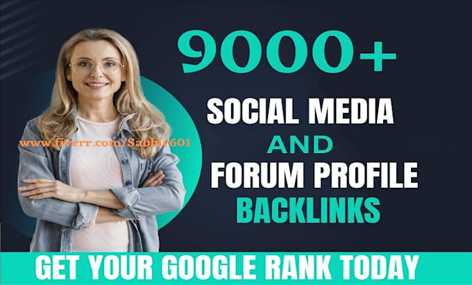 Gig Preview - Do 9000 forum profile and social networks SEO backlinks link building