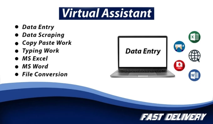 Bestseller - be your virtual assistant for data entry, typing, copy paste and web research