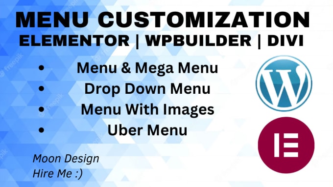 Gig Preview - Build awesome megamenu by ubermenu