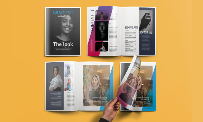 Gig Preview - Design magazine layout, catalog, booklet, any brochure project with indesign