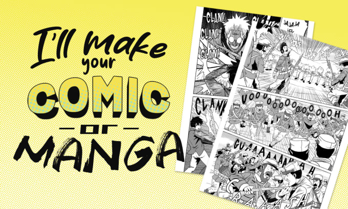 Gig Preview - Make your comic or manga like a professional