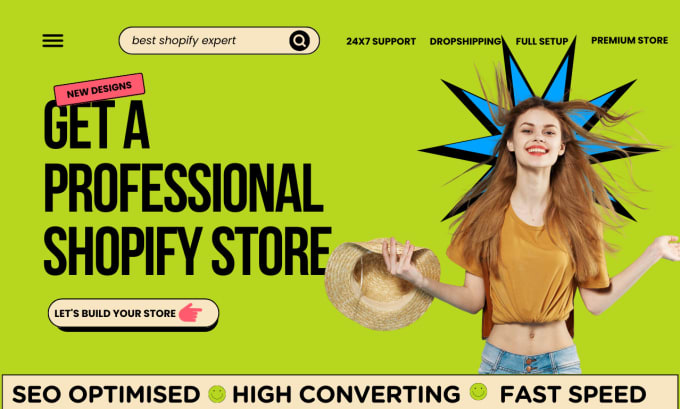 Gig Preview - Build shopify ecommerce website with advance features and customizations