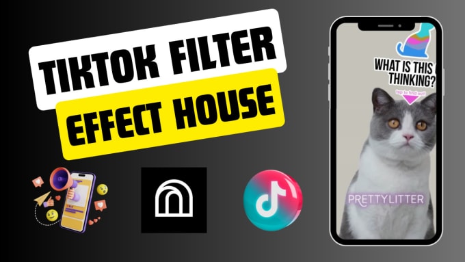 Gig Preview - Create tiktok ar filter using effect house