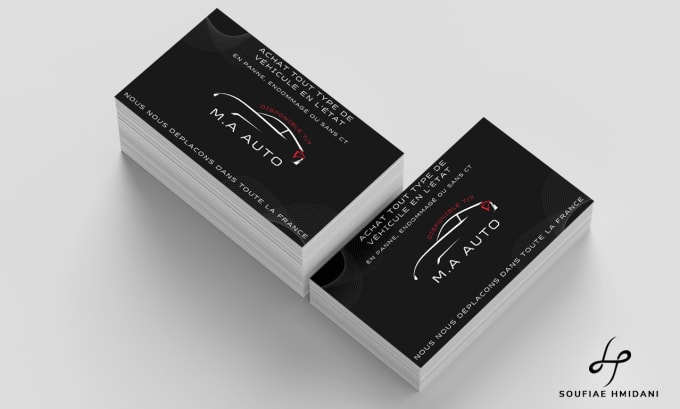 Gig Preview - Concepts minimalist business card business card design