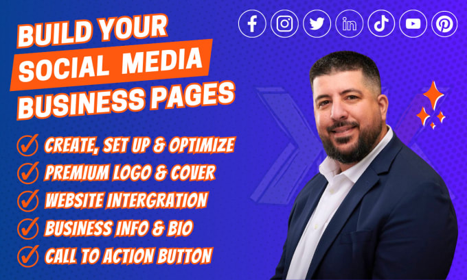 Gig Preview - Create social media pages for your business