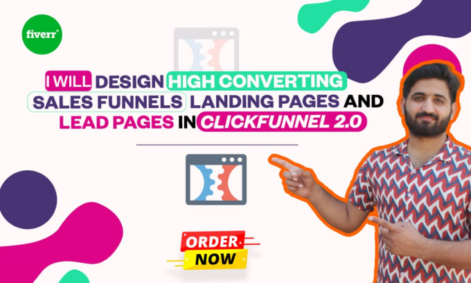 Gig Preview - Create perfect clickfunnels sales funnel, and clickfunnels landing page