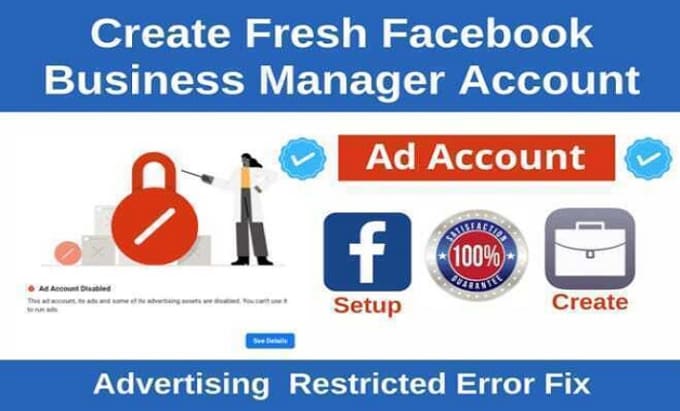 Gig Preview - Create and fix facebook business manager ads restrictions