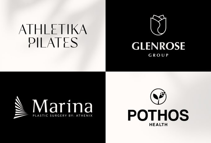 Gig Preview - Create modern, minimalist and premium logo design, fast delivery