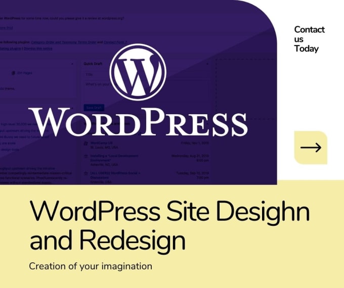 Gig Preview - Professional wordpress website creation service