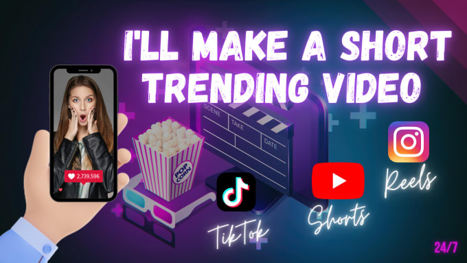 Gig Preview - Make a trending short video for your tiktok, reels, shorts