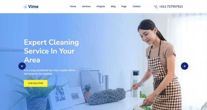 Gig Preview - Design any cleaning service website with booking koala, booking koala website