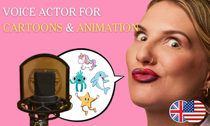 Gig Preview - Record cartoon and animation character voice overs