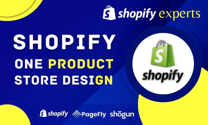 Gig Preview - Create one product shopify store, dorpshipping store or ecommerce online store