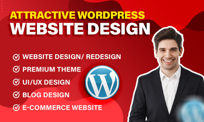 Gig Preview - Do attractive wordpress website design, wordpress store development