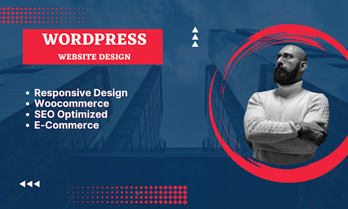 Gig Preview - Create you professional wordpress website design or shop